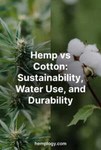 🌿 Hemp vs Cotton: Sustainability, Water Use, and Durability